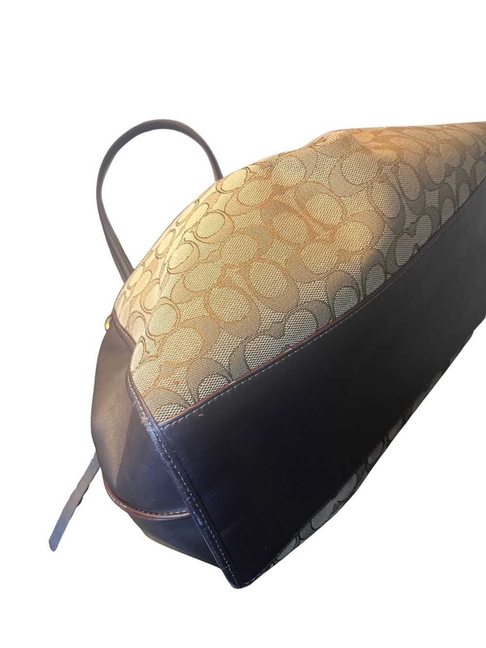 Coach Madison Carlyle Signature Canvas Shoulder Bag - Picture 9 of 16